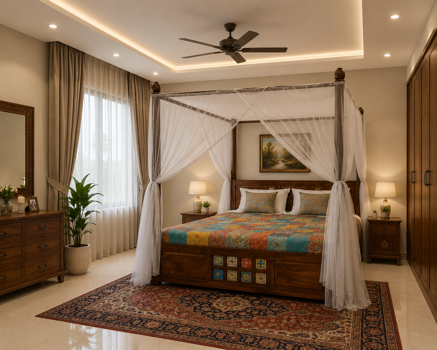 Royal Heritage Canopy Bed